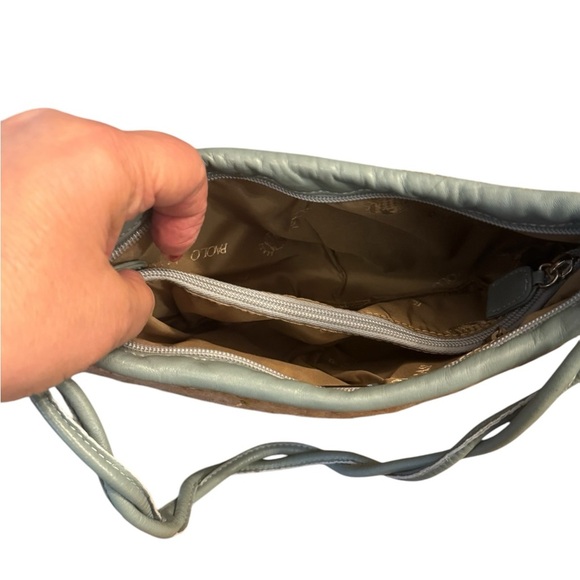 Paolo Masi Tweed and Leather Bag - Picture 9 of 13